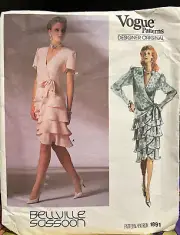 Vogue Patterns 1891 Size 10 Dress Sewing Pattern