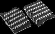 AN Billet 10 Gauge Rocker Box Top Cover Machined Blk Dyna Super Glide 99-13