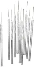 COHEALI 10pcs Clay Needle Tools Pottery Carving Stainless Steel Rod Punch Needles for Pottery Crafting