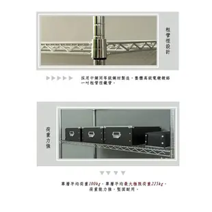 dayneeds 荷重型五層置物架180x45x180公分(電鍍)鐵力士架 收納架 廚房架 置物櫃