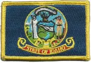 VELCRO® BRAND Fastener Morale HOOK PATCH State of Idaho FULL COLOR 3x2"