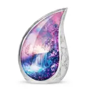 Blossom Falls Mini Urn For Ashes - Urn For Human Ashes - Urn For Ashes