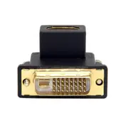 CY DV-041-UP 90 Degree Up Angled DVI Male to HDMI Female Adapter for Computer & HDTV & Graphics Card