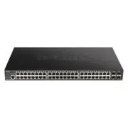 D-Link 52-Port Gigabit Smart Managed PoE Switch with 48 RJ45 and 4 SFP+ 10G P...
