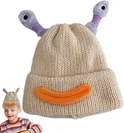 [Generic] Cute Tentacle Glow Hats - Light up Tentacle Hat Sausage Mouth Design Knit Hat | Comfortable and Soft Glow Hats Beanie Hat for Winter Cold Weather Kids Boys and Girls