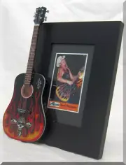 BRET MICHAELS Miniature Guitar Frame POISON