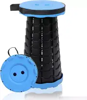 Foldable Telescoping Stool Portable, Retractable Stool for Adults, Upgraded