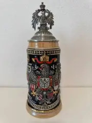 NEW Deutschland Coat of Arms with Eagle Lid Stein 3/4 liter (Limited Edition)