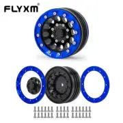 4x 1.9" Metal Beadlock Wheel Rim for D90 AXIAL SCX10 CC01 TRX4 1:10 RC Crawler