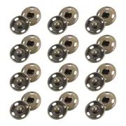 25 Sets Sewing Snap Buttons, Press Buttons Snap Fasteners 15mm, Bronze