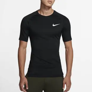 【滿額最高限折$250】NIKE 運動短袖 緊身衣 PRO 黑 DRI-FIT 訓練 健身 男 (布魯克林) BV5632-010