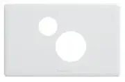 8x Legrand EXCEL LIFE DEDICATED POWERPOINT COVER PLATES 1-Gang Horizontal, White