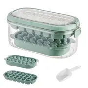 54 Grids Ice Cube Tray Scoop Set 4 in 1 Ice Cube Mould Storage Box Lid