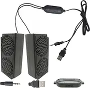 CTRICALVER Mini Speaker 3W 8 ohm, Cable Length 1.5 Meters, Suitable for Computers, car Audio, TV Equipment and other Electronic Devices, Subwoofer 3w 8 ohm, 5V USB Power Port 3.5mm Audio Port.