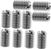 Stainless Steel Thread Repair Kit 10 Pcs Helical Inserts for Nut Bolt Lamp Automotive Use