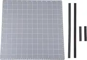 zolyet Metal Plate Cutting Sheet Suitable for Thin Wafer Dies 12x12inches Stainl Steel Plate with 2pcs Long Strip and 2pcs Short Strip for Scrapbooking Journaling Card Making Multicolor