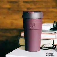 在飛比找Yahoo!奇摩拍賣優惠-澳洲KeepCup 雙層真空隨身杯 L (甜酒紅)，454毫