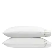 Matouk Feather Cotton Standard Pillowcase, Pair