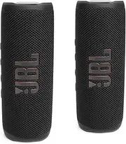 [JBL] Flip 6 Waterproof Portable Bluetooth Speaker - Pair (Black)