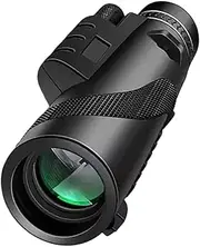 Rrlihjgu Monocular Telescope | Compact Monoculars for Adults - Portable Spotting Scope with Adjustable Smartphone Holder for Outdoor Hunting Hiking Camping