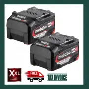 2 x Genuine Metabo 625028000 18V 5.2Ah Li-ion Battery - 3 Years Warranty