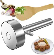 Falafel Scoop with Hole - Stainless Steel Professional Falafel Maker Scoop with