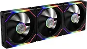 GAMDIAS Aeolus P2-1203 ARGB PWM Fan - 120mm, 30mm Thick, Swappable Blades & Lighting Controller, with Extension Cable