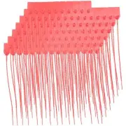 100 Plastic Tamper Seals, Numbered Zip Ties Tags,Disposable Self Locking9685
