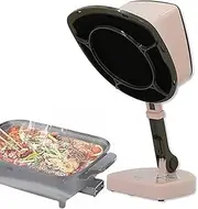 Portable Extractor Hood, 21W Mini Desktop Range Hood, BBQ Hot Pot Extractor, Angle Adjustment, Rotating Adjustment Wind Power, Washable, for Home, Kitchen, Hot Pot, Friend