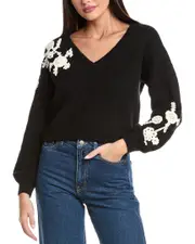 Cinq Sept Dana Wool-Blend Pullover
