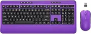 Wireless Keyboard and Mouse - Quiet Keyboard and Mouse Wireless Combo, 2.4G Full-Sized Ergonomic Keyboards with Wrist Rest, Protective Covers, Soft Touch Silent Design for Windows, PC, Laptop