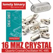 16 MHz Quartz Crystal Oscillator HC-49S for Arduino Uno Mega 2560 ATMEGA328P-PU