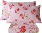 Bedlifes Full Size Sheet Sets Ultra Soft Breathable Silky Flower Bed Full, 1