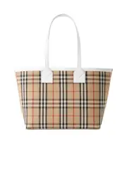 Burberry Vintage Check Pattern Tote Bag