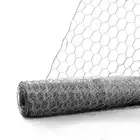 Fencer Wire Chicken Fence Poultry Netting 150 ft. x 36" 16-Gauge w/ Mesh 1 in