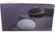 Flame Air Humidifier Aromatherapy Machine Portable for Home Bedroom BLACK