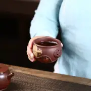 Full Handmade Teacup Original Ore Real Yixing Zisha Purple Clay Master Cup 200ml