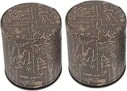 BCOATH Leather Dice Cups Dice Holder 2pcs Game Prop Bar Supplies Party Entertainment Supplies
