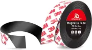 32 Ft X 1 Inch Magnet Strip Tape Roll with Strong Adhesive Backing for Kitchen,