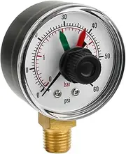 ECX271261 Pool Pressure Gauge Replacement for Select Hayward Filter & Multiport Valve, Boxed Pool Pump Pressure Gauge Replacement
