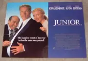 Junior movie poster - Arnold Schwarzenegger poster - 12 x 16 inches