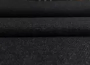 3 yds Camira Main Line Flax Edgware Black Woven Wool Upholstery Fabric