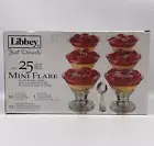 New Libbey Just Desserts Mini Flare Glass Dessert Dishes And Mini Spoons NIB