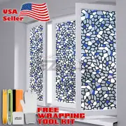36"x108" Frosted Film Glass Home Bathroom Window Security Privacy Sticker 5039b