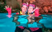 在飛比找KLOOK 客路優惠-沖繩藍洞潛水／浮潛＆美麗海水族館門票