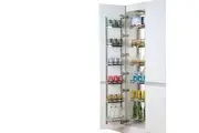 Elite Provedore Open Out Tandem Pantry - 450mm Cabinet 1650mm-1950mm Adjustable Height