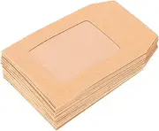 Gadpiparty 25Pcs Paper Envelopes Transparent Document Storage Pouch Self Sealing Mailing Bags for Organizing Important Papers Invitations and Keepsakes