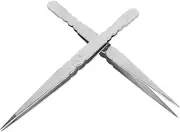 Stainless Steel Craft Tweezers 15cm Long for Stamping Crafting Eyebrow Tweezing Precision Tasks