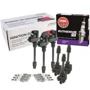 Hitachi 6 Ignition Coils NGK 6 RutheniumHX Spark Plugs Kit For I30 Maxima VQ30DE