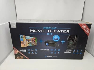 iLive THE2021BDL Pop Up Movie Screen Material Kit - Black